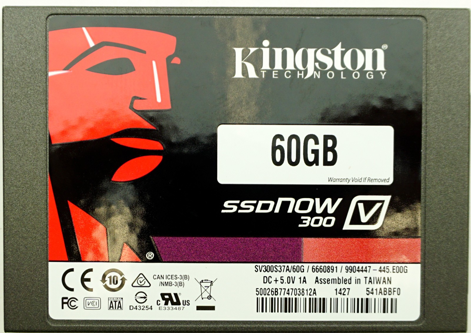 Kingston (SV300S7A/60G) 60GB SATA III (SFF) 6Gb/s SSD