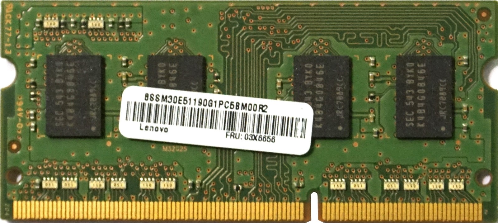 4GB PC3L-12800S (1RX8, DDR3 Low-Power-1600MHz)