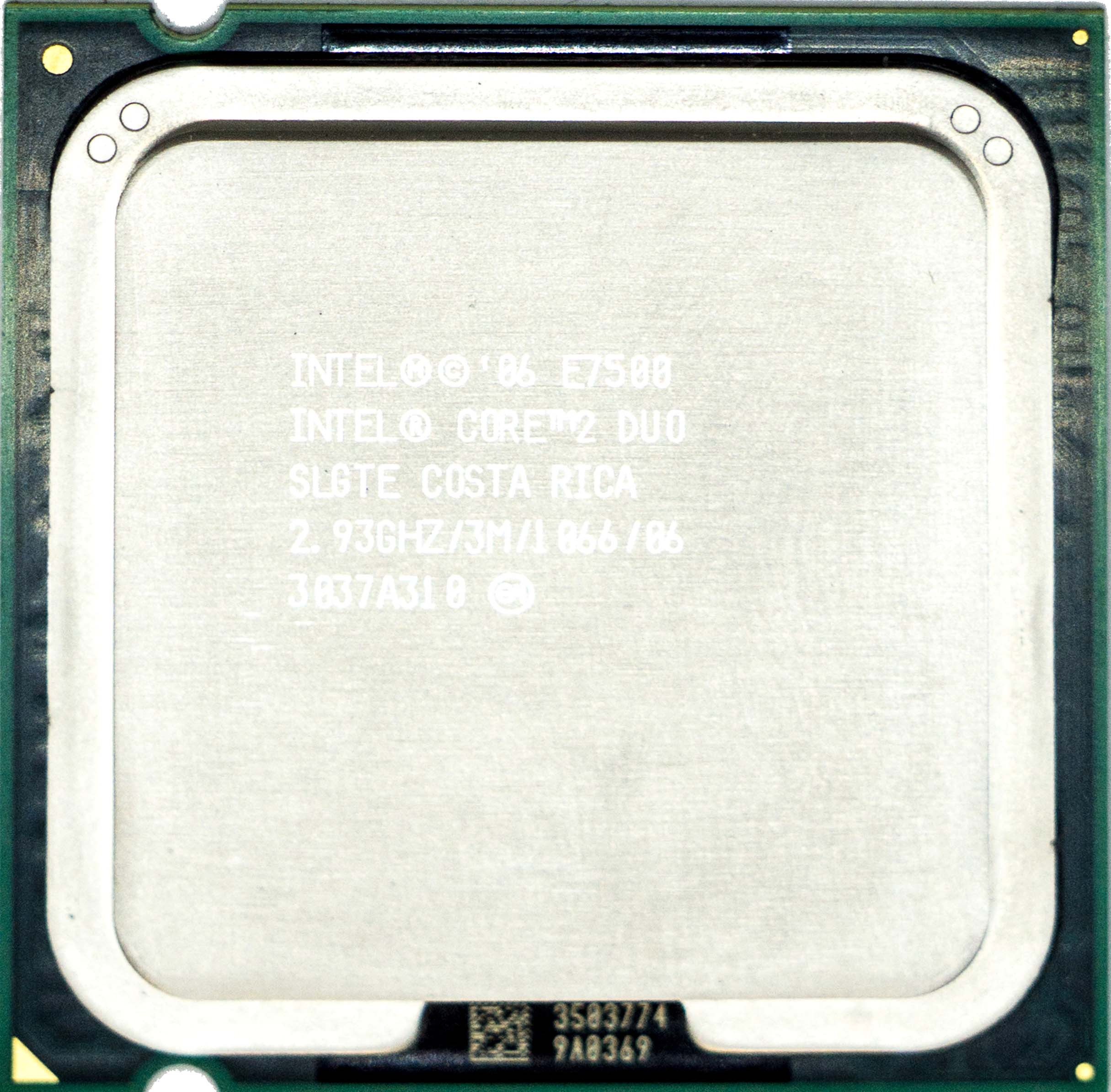 Intel Core2 E7500 (SLGTE) 2.93Ghz Dual (2) Core LGA775 65W CPU