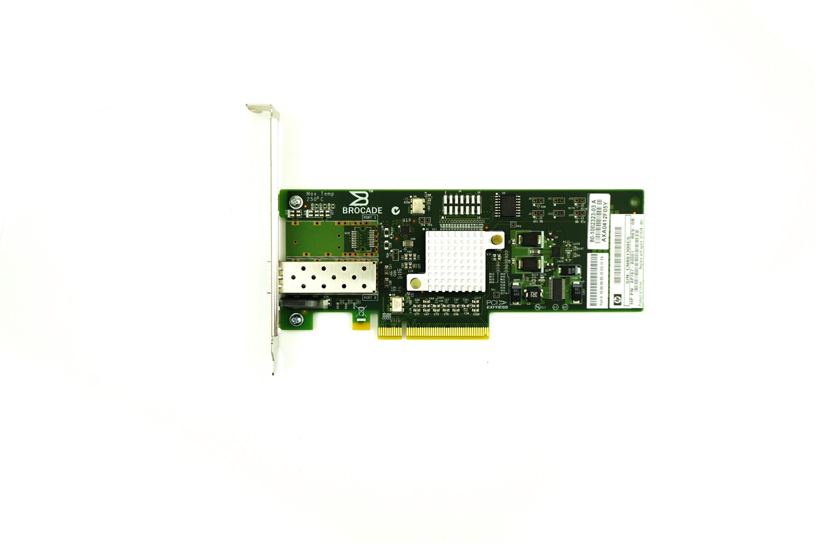 Brocade 415 Single Port - 4Gbps SFP Full Height PCIe-x8 HBA