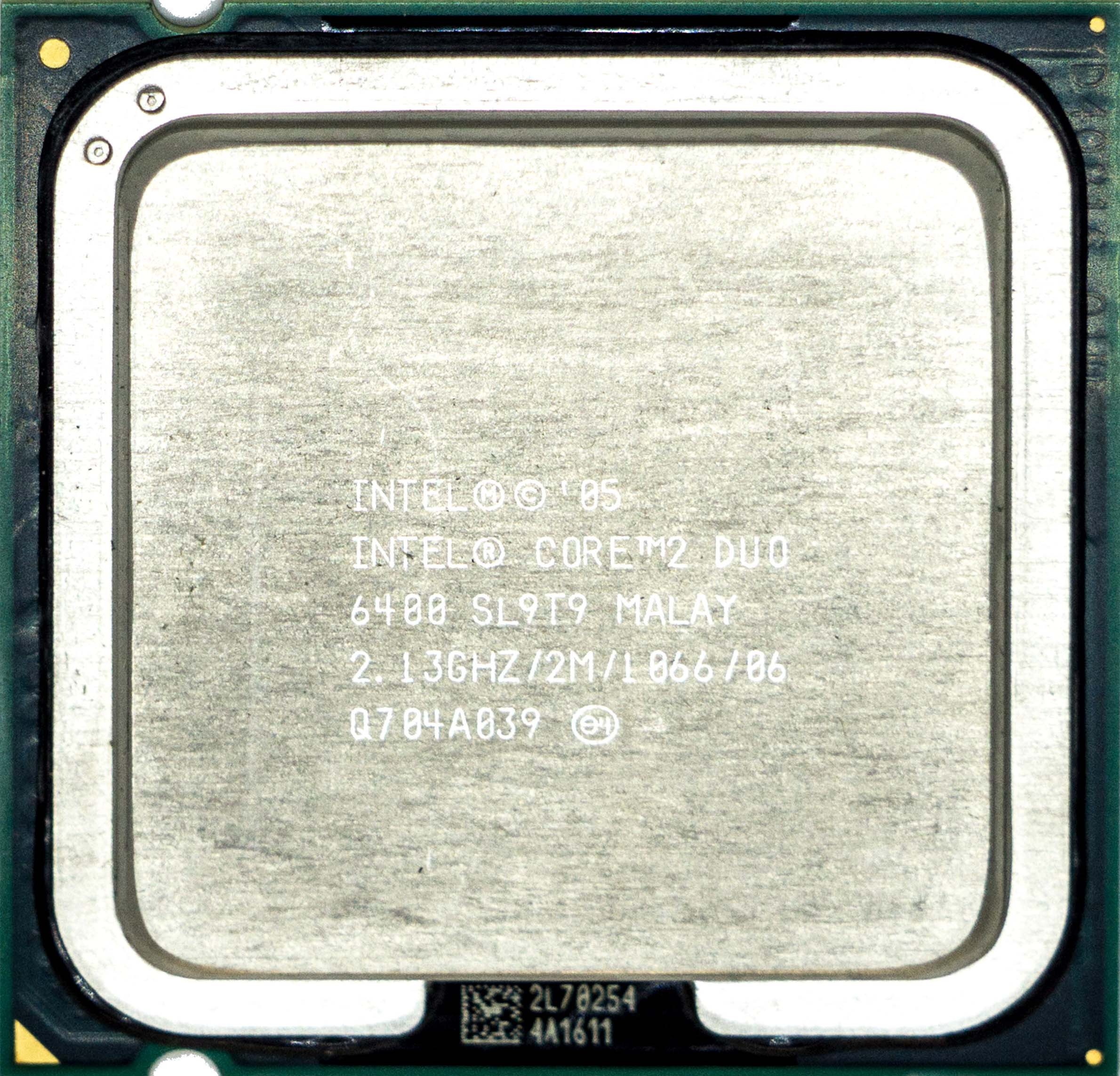 Intel Core2 E6400 (SL9T9) 2.13Ghz Dual (2) Core LGA775 65W CPU