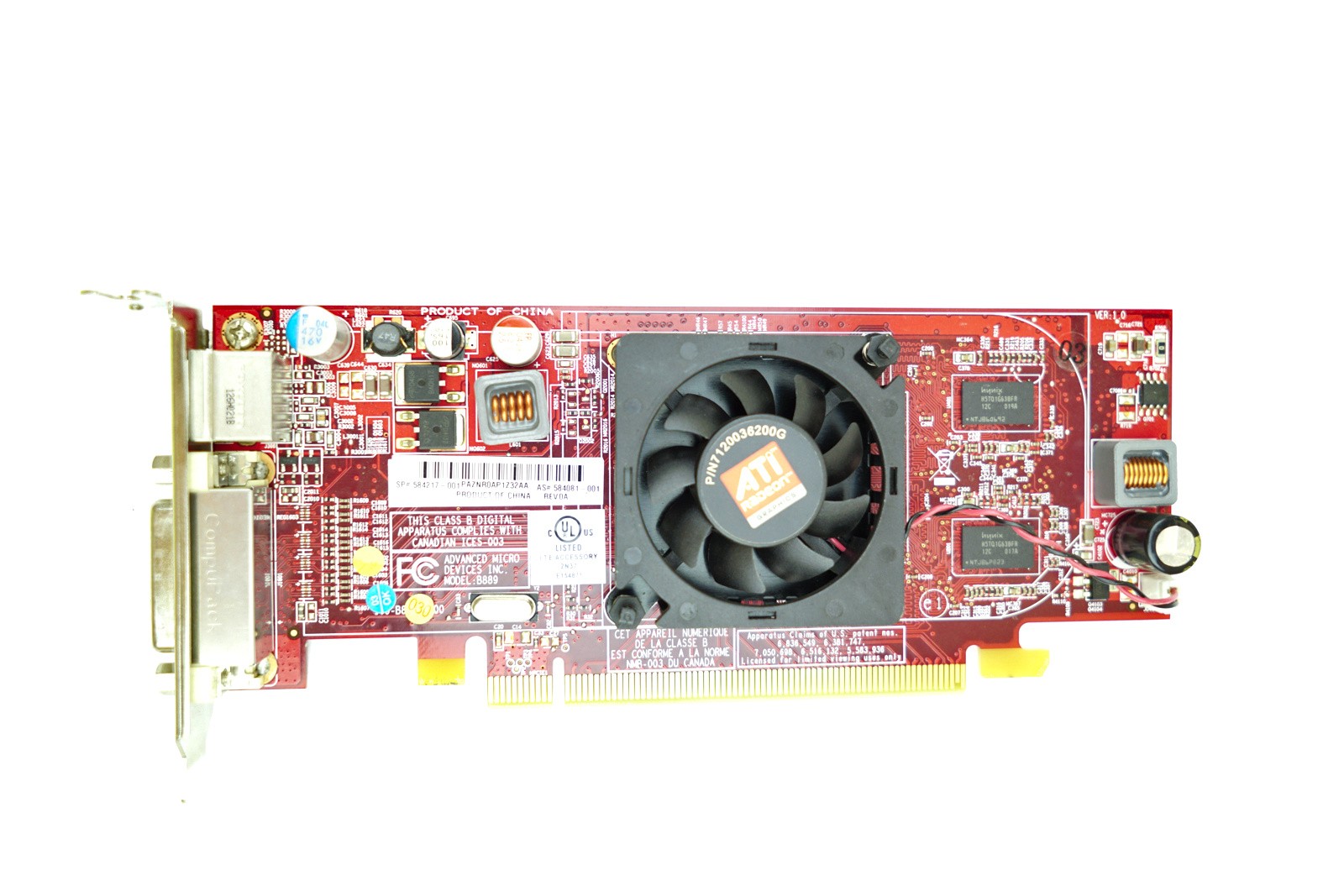 HP ATI Radeon HD4550 - 512MB DDR3 PCIe-x16 LP