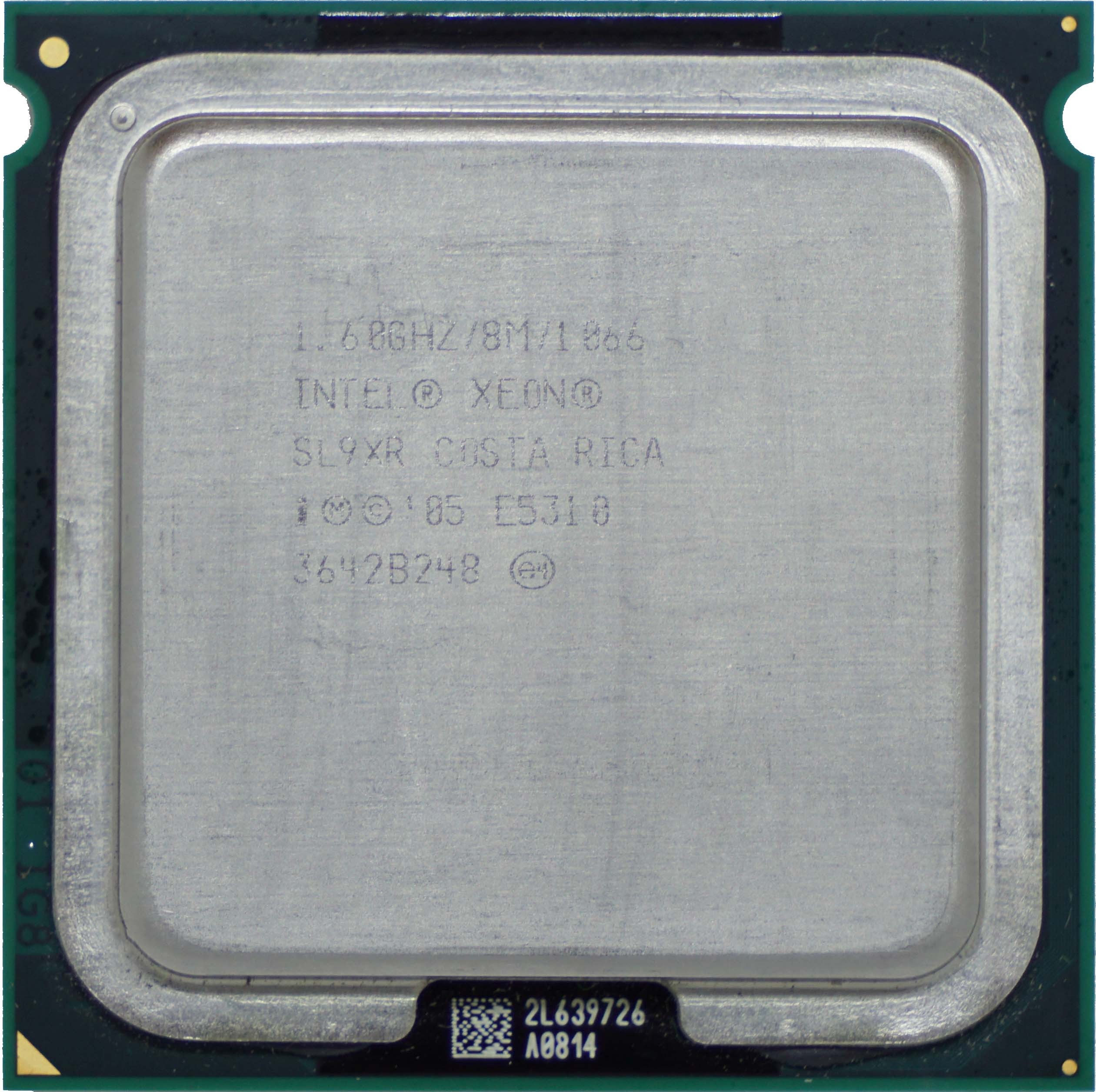 Intel Xeon E5310 (SL9XR) - 4-Core 1.60GHz LGA771 8MB 80W CPU Processor