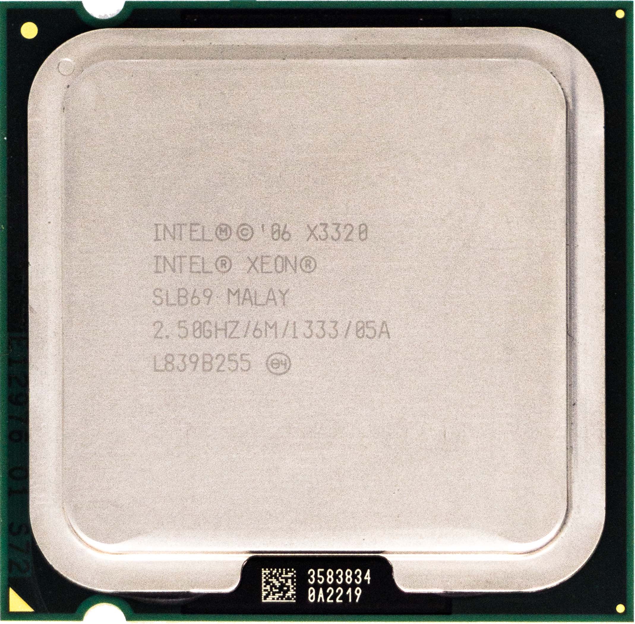Intel Xeon X3320 (SLB69) 2.50Ghz Quad (4) Core LGA775 95W CPU