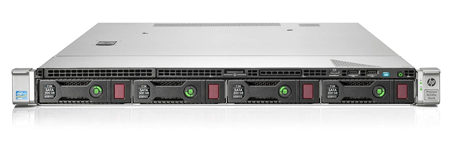 HP ProLiant DL320e Gen8 V2 1U 2x 3.5" (LFF)