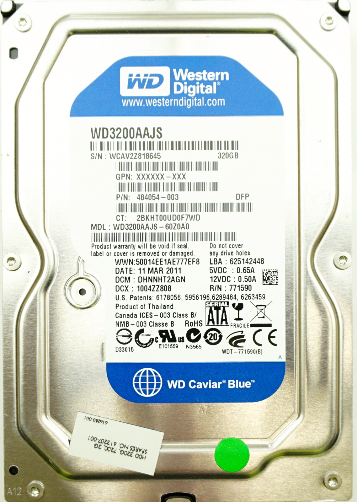 Generic 320GB SATA (LFF) HDD