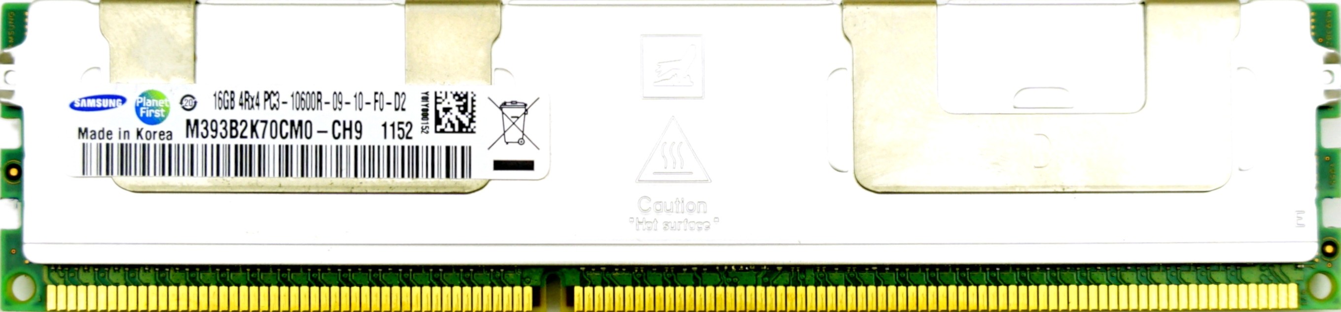 Samsung - 16GB PC3-10600R (DDR3-1333Mhz, 4RX4)