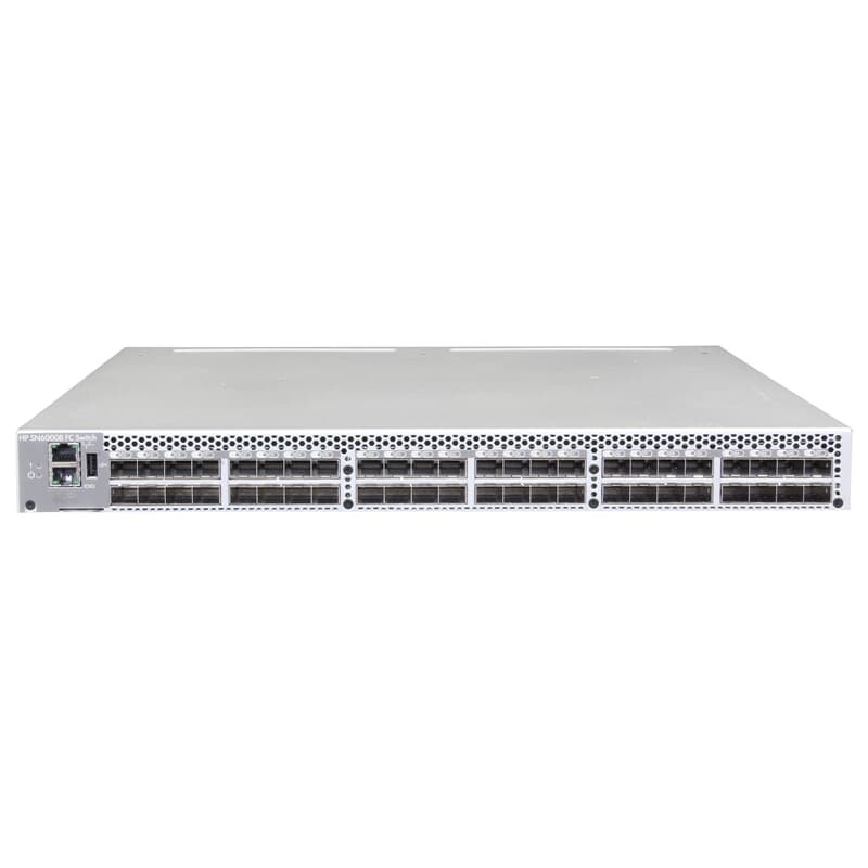 HP B-Series SN6000B 16Gbps 48/24 Active Ports FC Switch inc.Rails