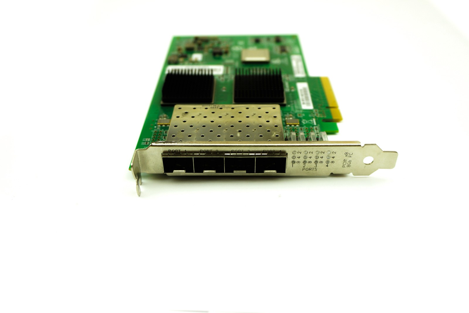 Qlogic QLE2564 Quad Port SFP+ - 8Gbps Full Height PCIe-x8 HBA Card