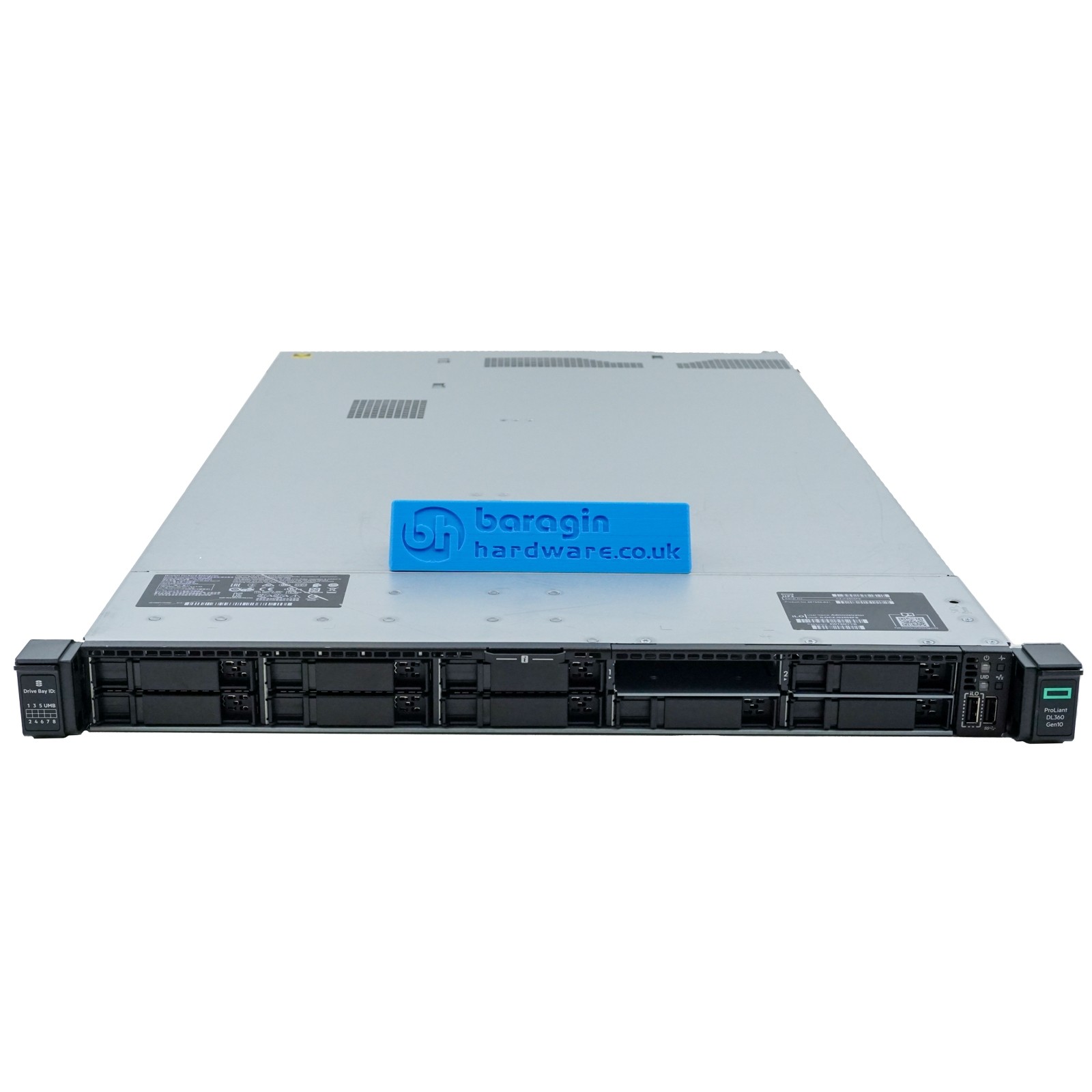 HP ProLiant DL360 Gen10 8xSFF SAS+2xSFF U.2 Hot-Swap w/GPU Riser 1U Barebones Server