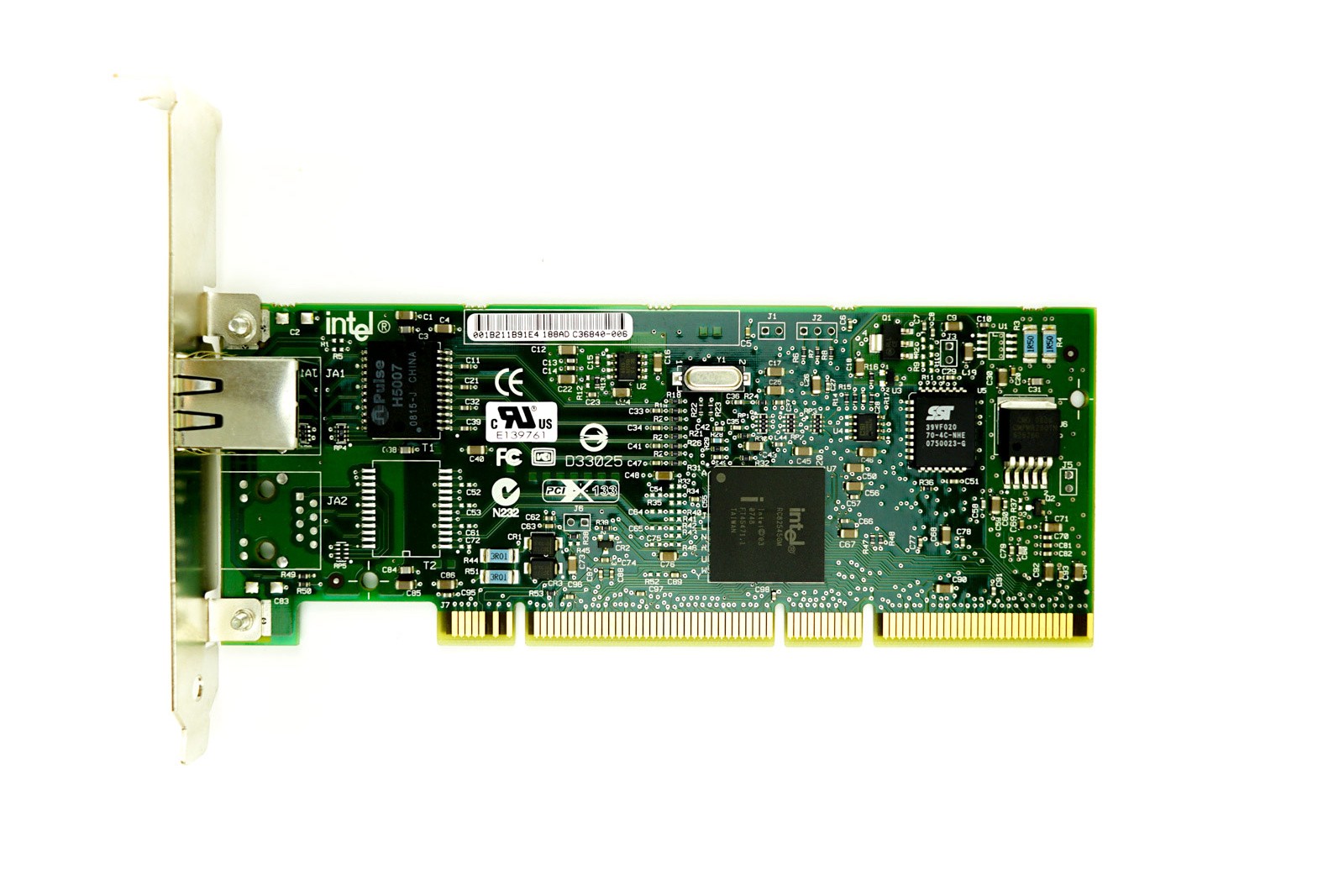 Intel Pro 1000MT Single Port - 1GbE RJ45 Full Height PCI-X Ethernet