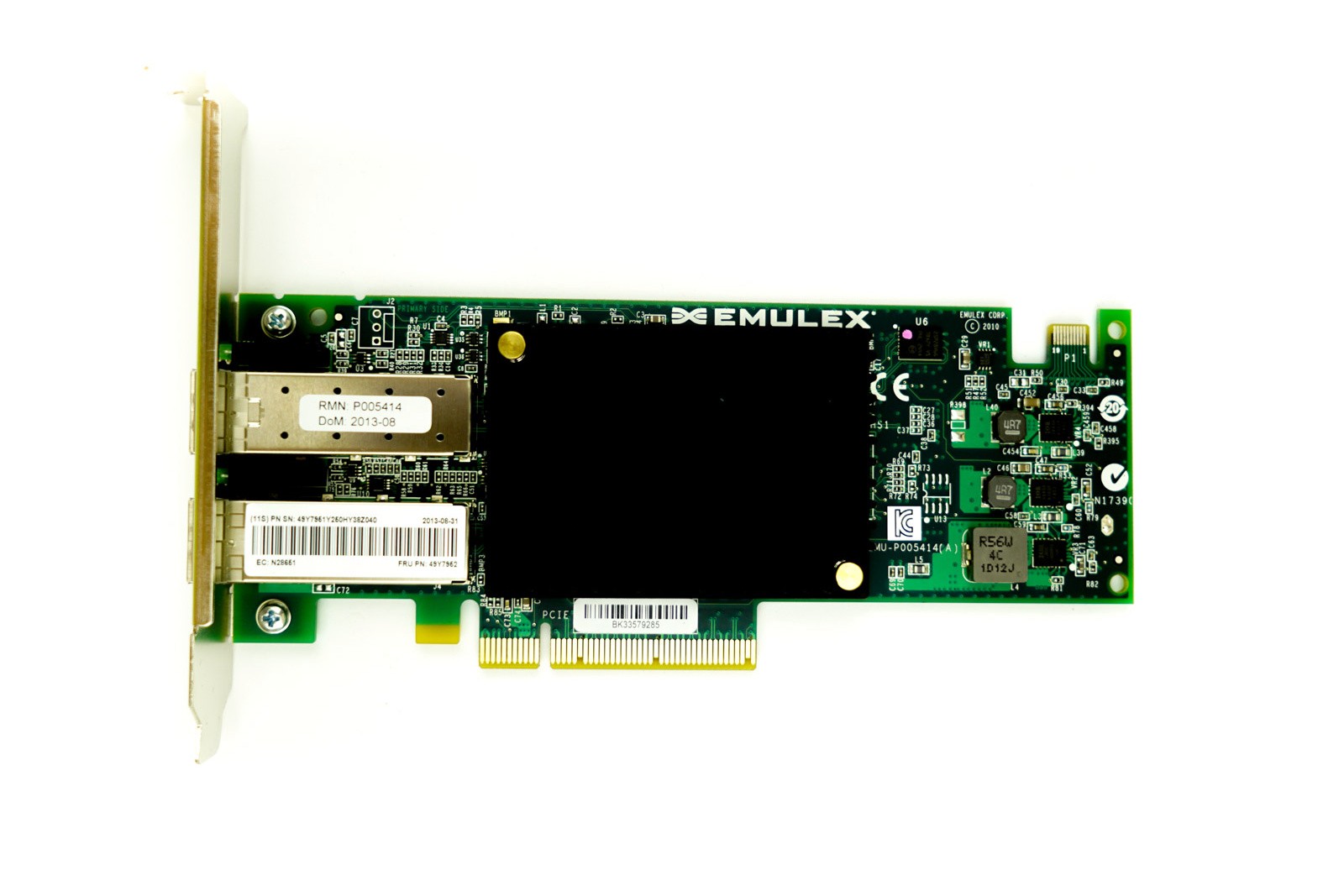 IBM OCe11102 Dual Port - 10GbE SFP+ Full Height PCIe-x8 CNA