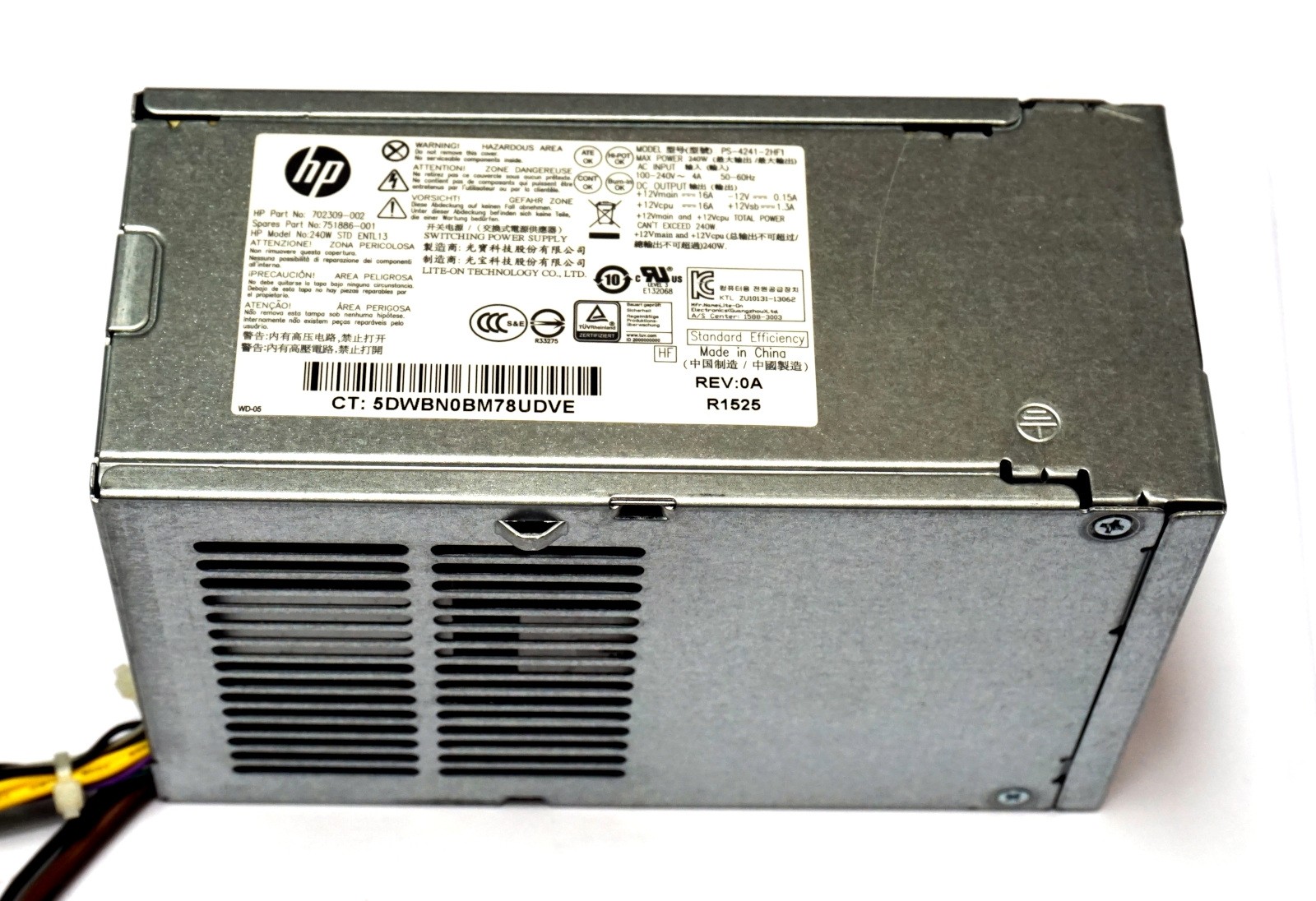 702307-001 702455-001 240W Power Supply for HP EliteDesk 800 G1 SFF Desktop Z230 