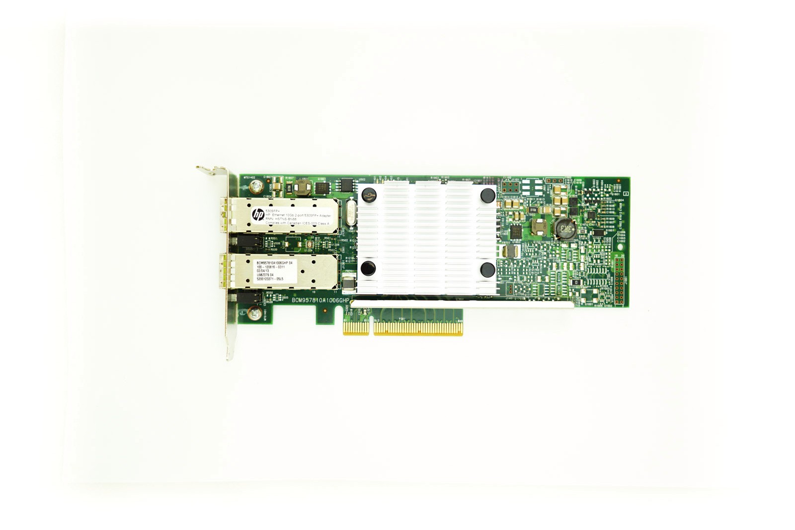 HP NC530SFP+ Dual Port - 10GbE SFP Low Profile PCIe-x8 CNA