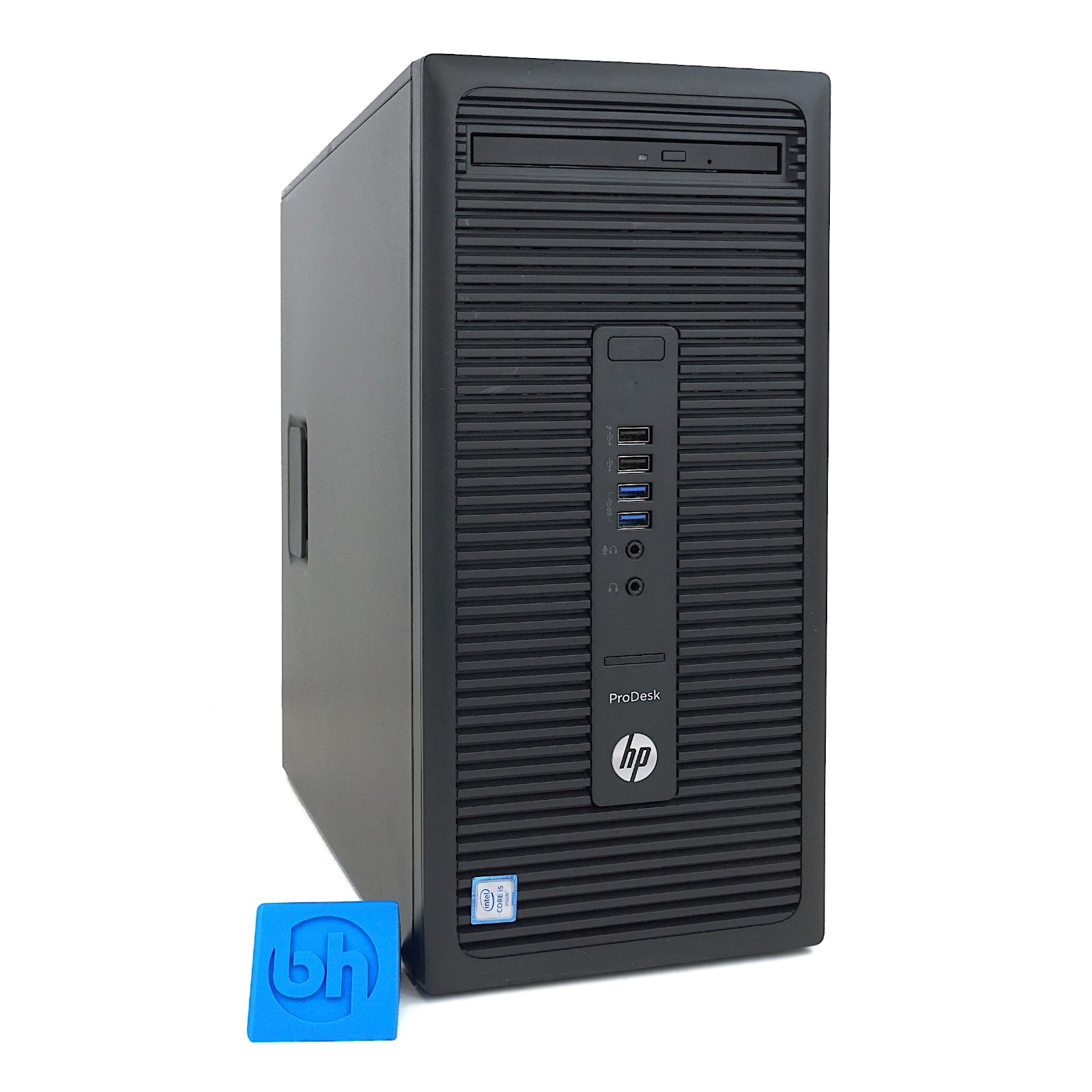 HP ProDesk 600 G2 Microtower Desktop PC Front Angle Left