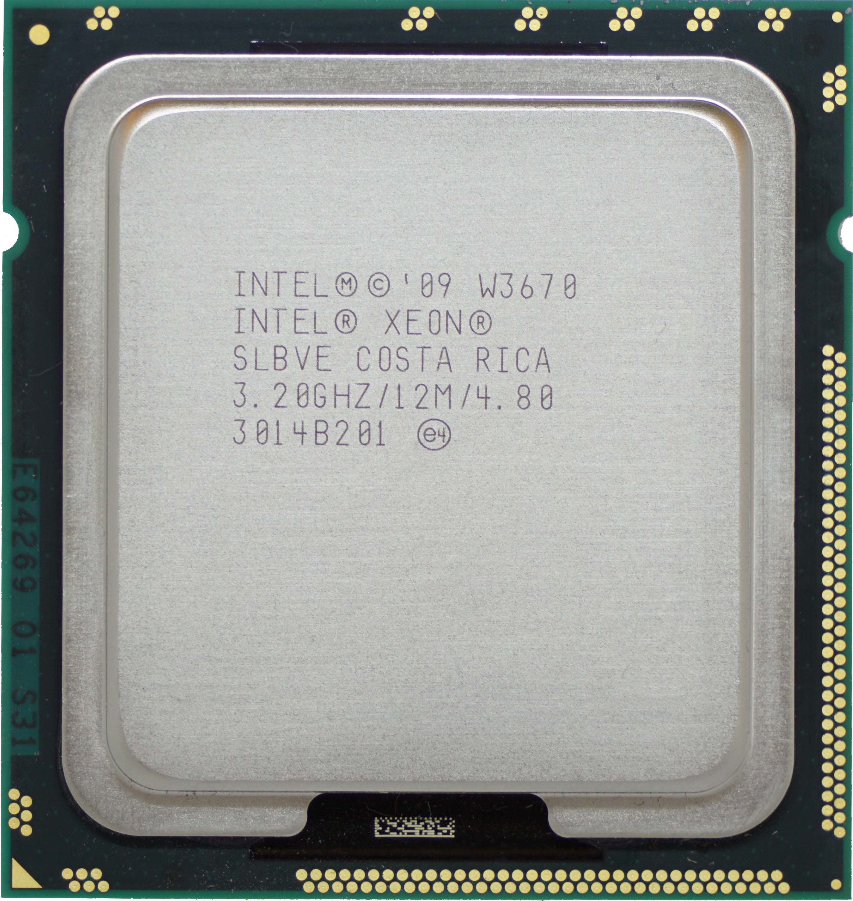 Intel Xeon W3670 (SLBVE) 3.20Ghz Hexa (6) Core LGA1366 130W CPU