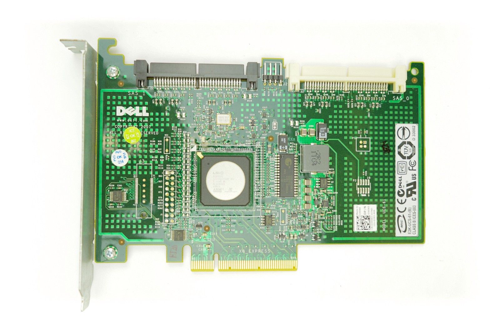 Dell SAS 6/iR 9G, 11G - FH PCIe-x8 RAID Controller
