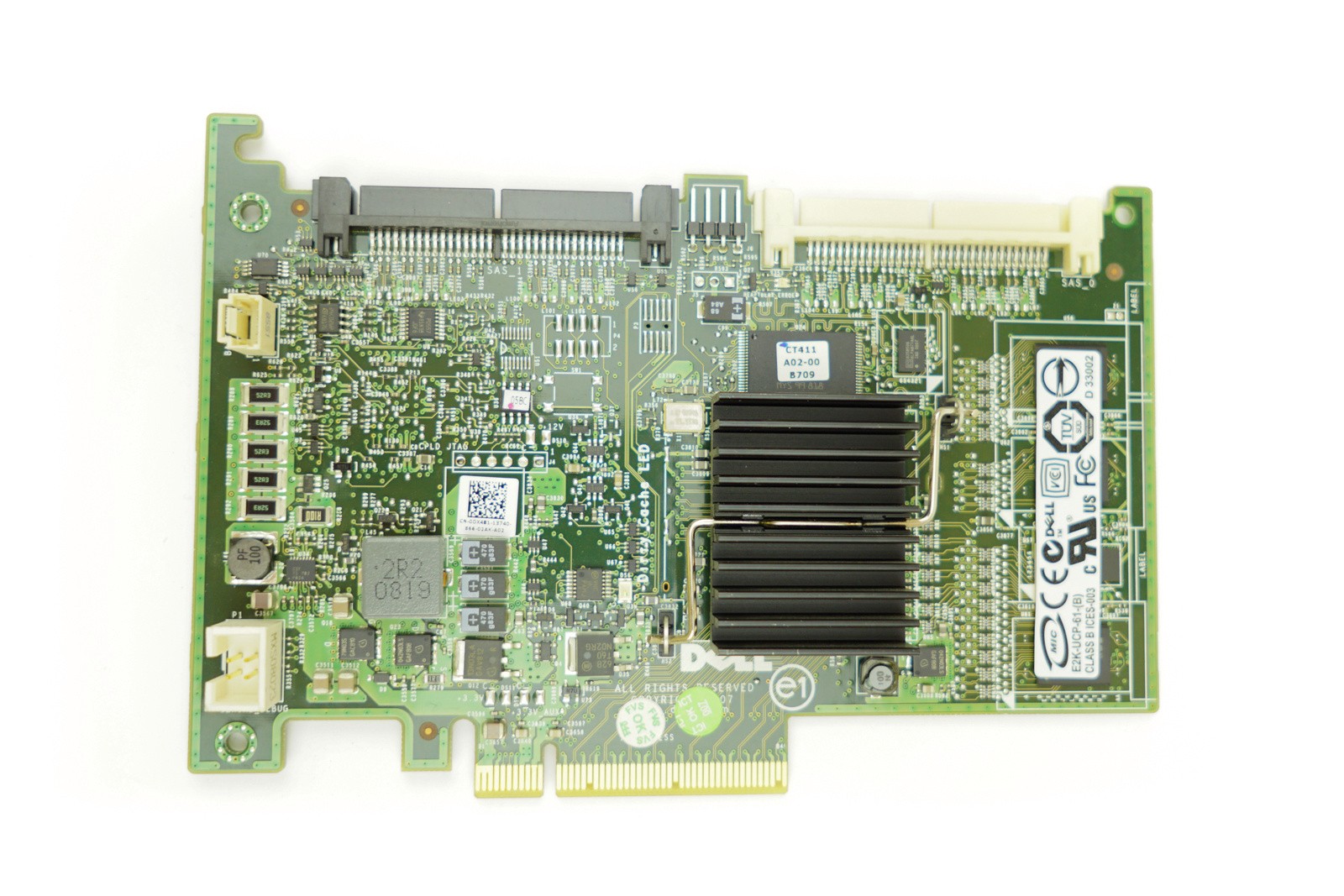 Dell PERC 6/i 9G, 11G 256MB - PCIe-x8 RAID Controller Card