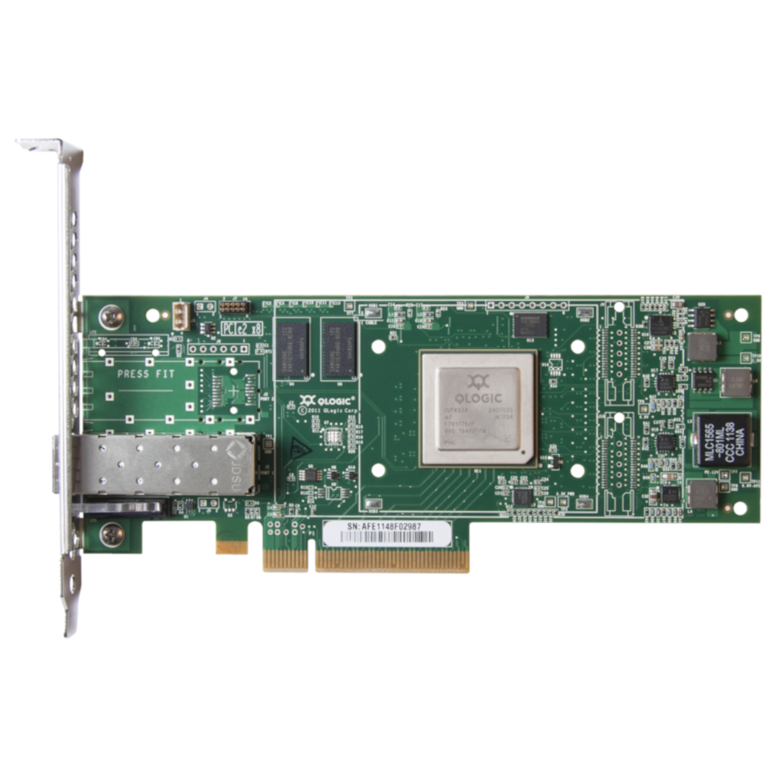 HP Integrity SN1000Q Single Port  16Gbps SFP+ FH PCIe-x8 HBA