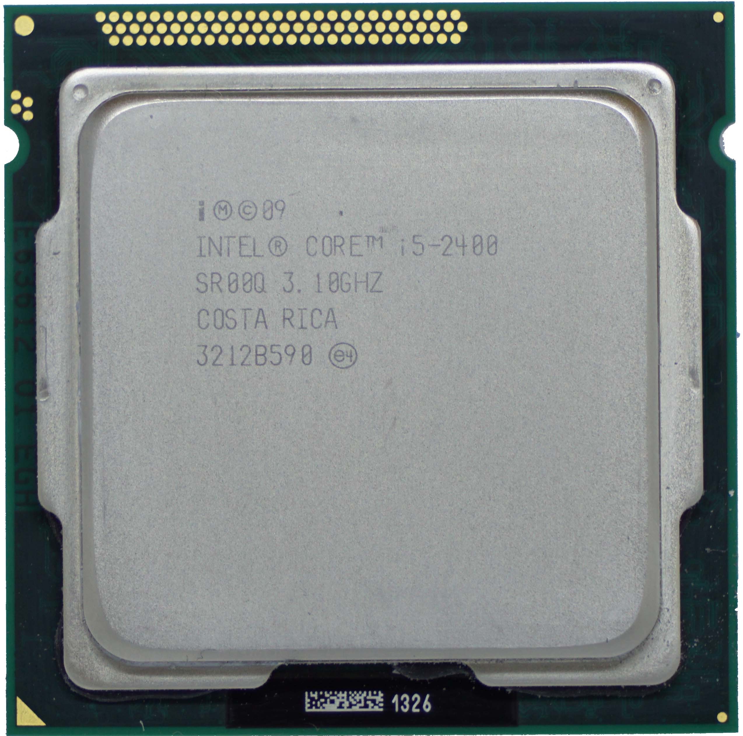 Intel Core i5-2400 (SR00Q) 3.10Ghz Quad (4) Core LGA1155 95W CPU