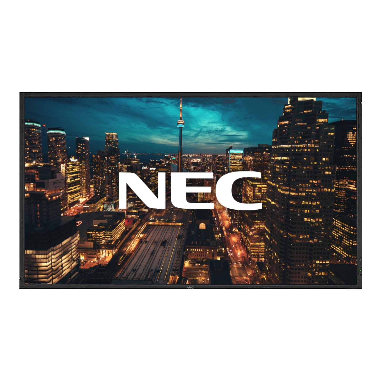 Refurbished NEC P462 46" Full HD Black VA Monitor Front