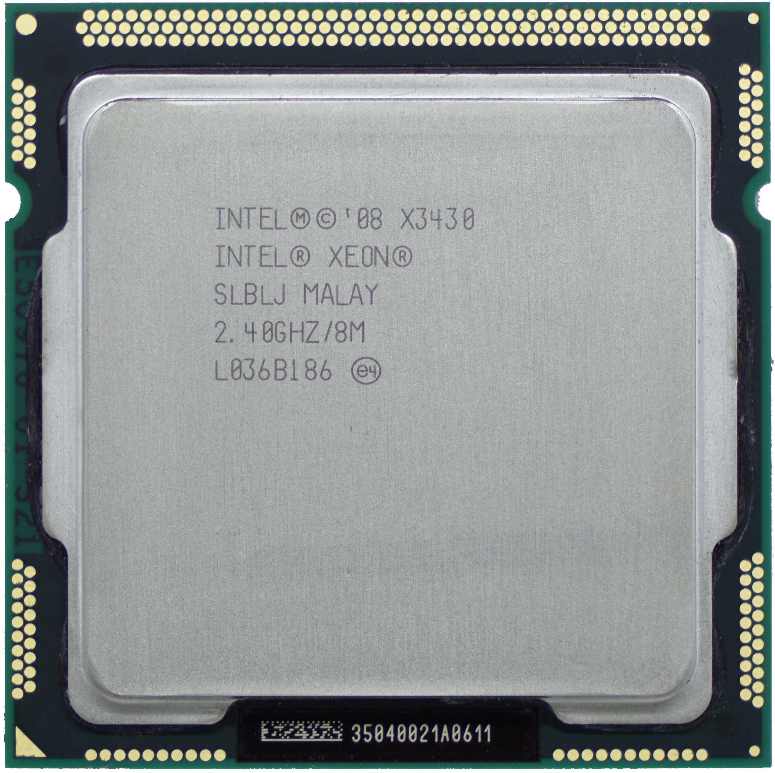 Intel Intel Xeon Processor X3430 Quad Core 8M Cache 2.40GHz 95W TDP CPU 