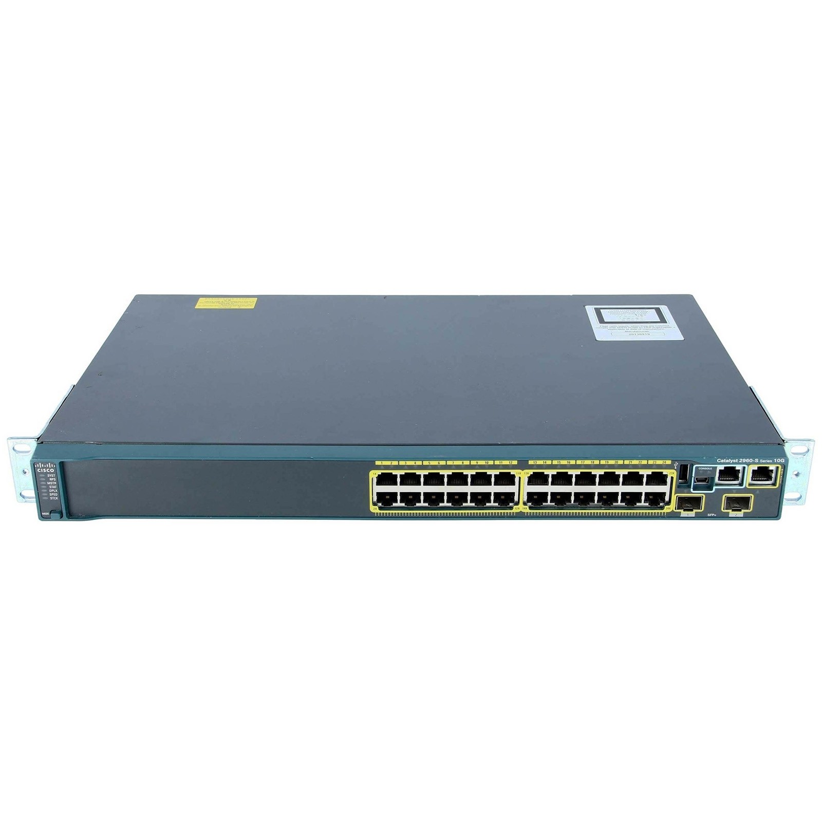 Cisco WS-C2960S-24TD-L 24xRJ-45 1G Managed Switch Front