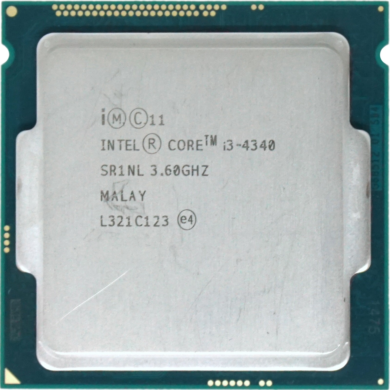 Intel Core i3-4340 (SR1NL) 3.60Ghz Dual (2) Core LGA1150 54W CPU
