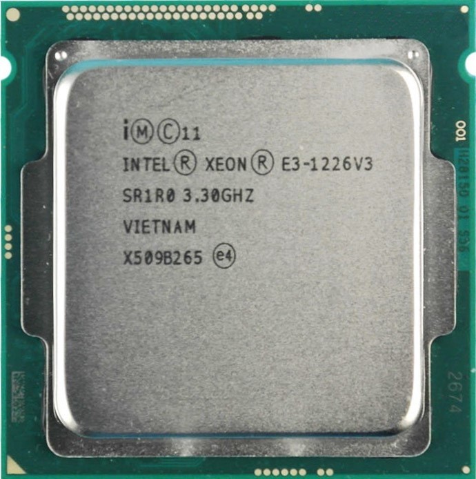 SR1R0 Intel Xeon E3-1226 V3 (SR1R0) 3.30Ghz Quad (4) Core LGA1150 84W CPU