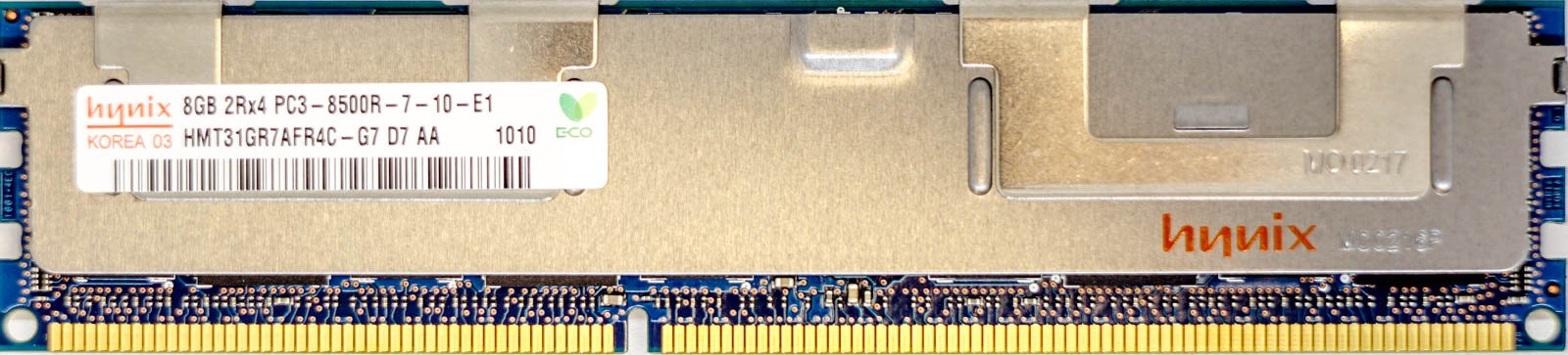 Hynix - 8GB PC3-8500R (DDR3-1066Mhz, 2RX4)