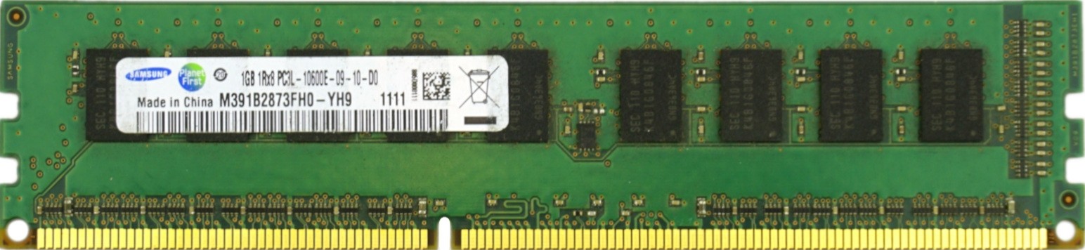 Samsung - 1GB PC3L-10600E (DDR3 Low-Power-1333Mhz, 1RX8)