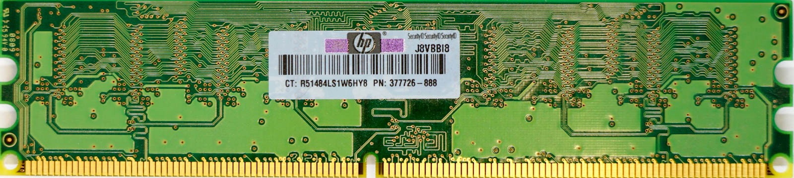 HP (377726-888) - 1GB PC2-5300U (DDR2-667Mhz, 1RX8)