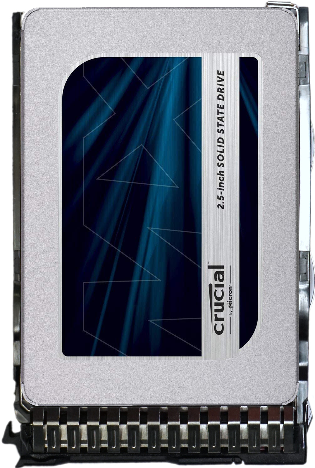 Crucial MX500 2TB SSD in (SFF 2.5in) HP ProLiant Gen8/Gen9 Caddy 651687-001