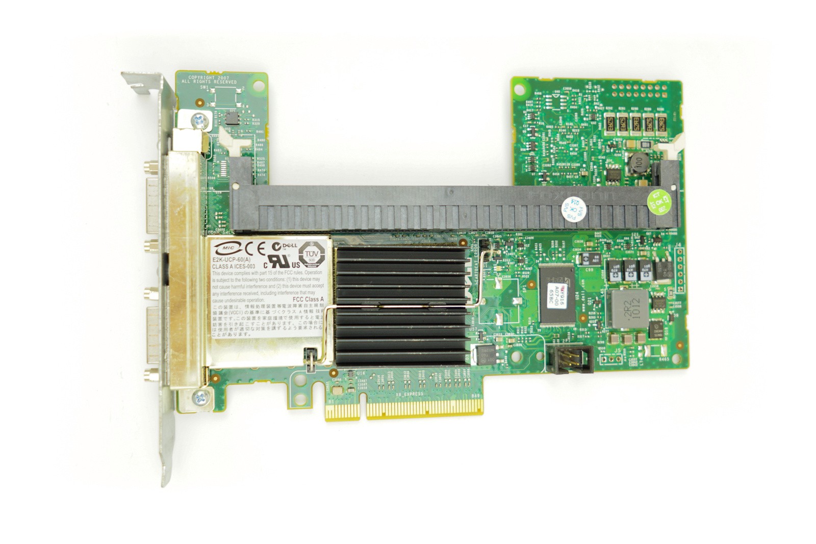 Dell PERC 6/e - FH PCIe-x8 RAID Controller