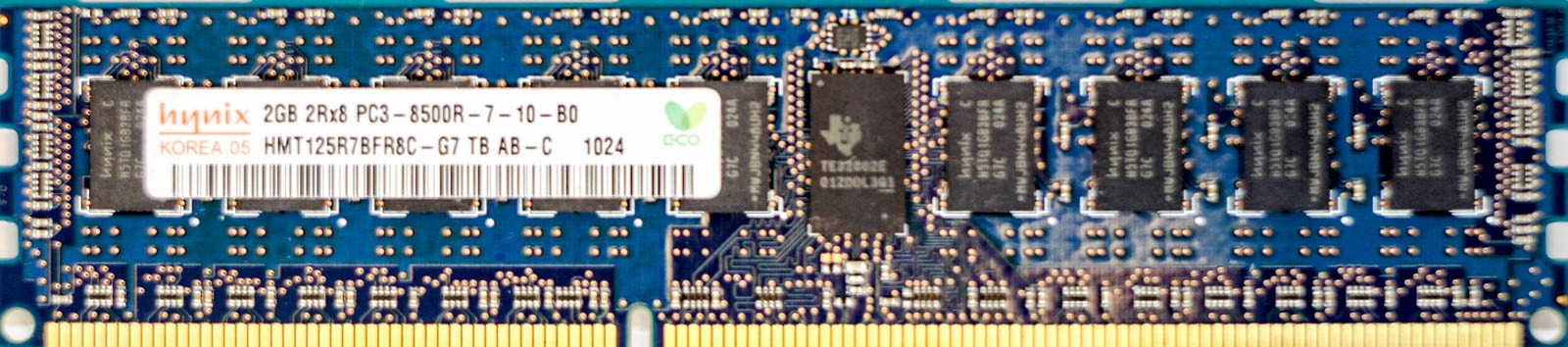 Hynix - 2GB PC3-8500R (DDR3-1066Mhz, 2RX8)