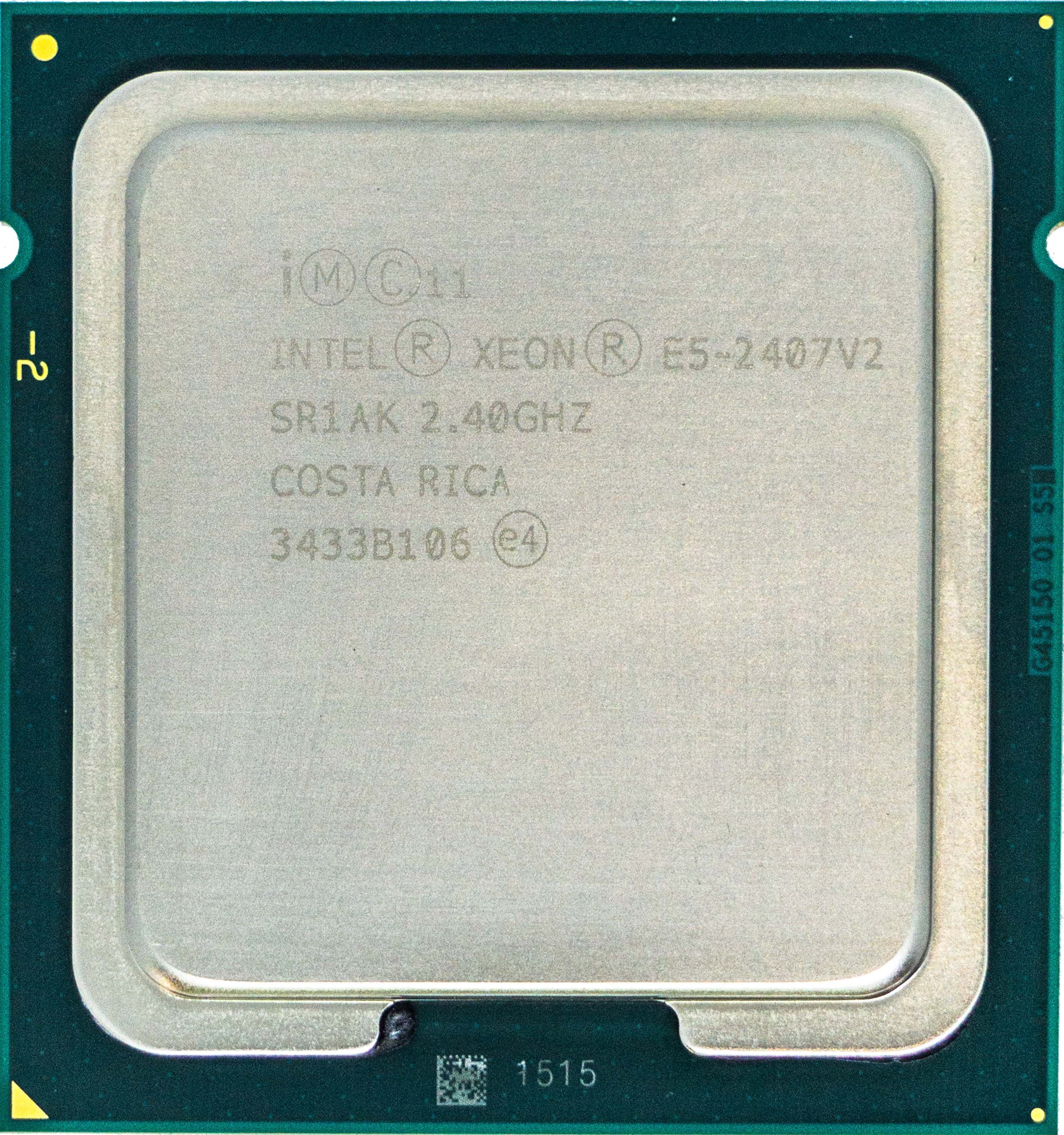 Intel Xeon E5-2407 V2 (SR1AK) 2.40Ghz Quad (4) Core LGA1356 80W CPU