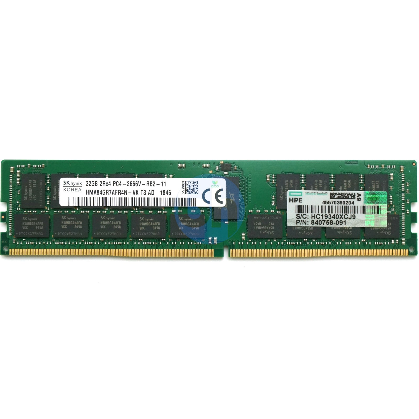 840758-091 HP (840758-091) - 32GB PC4-21300V-R (DDR4-2666MHz, 2RX4) 