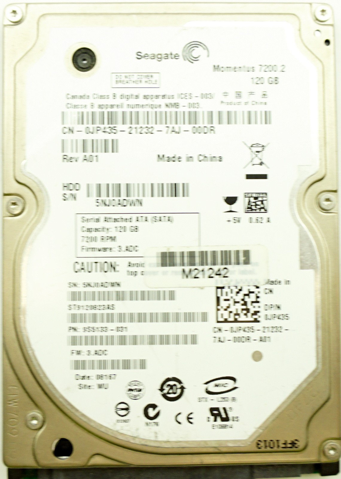 Generic 120GB SATA (SFF) HDD