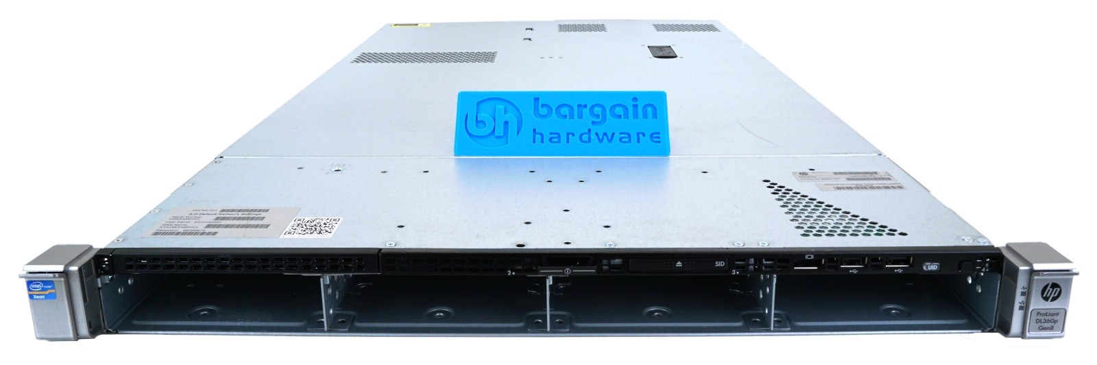 HP ProLiant DL360p G8 1U 4x 3.5" (LFF) Homelab Bundle - Front