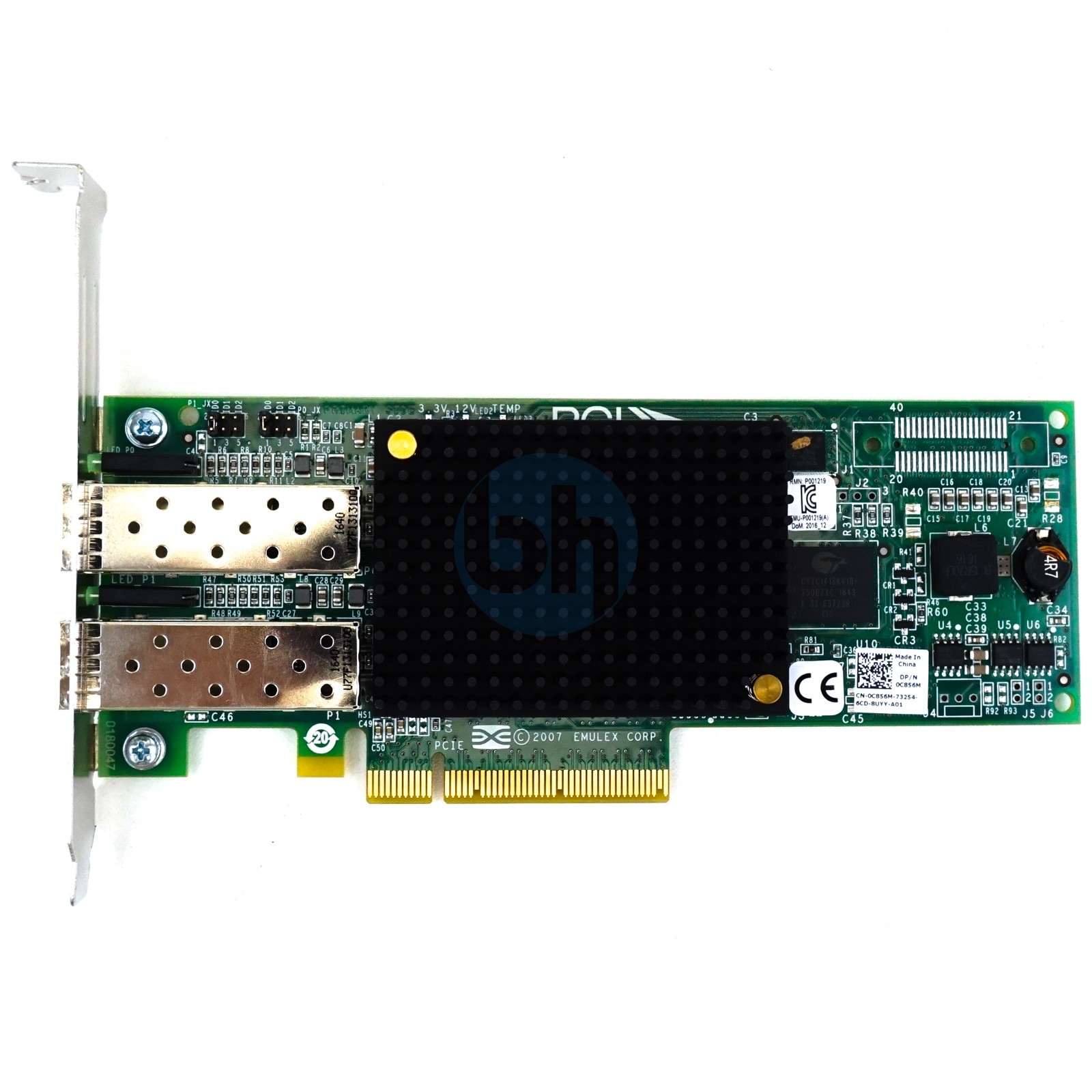 Dell LPe12002 Dual Port - 8Gbps SFP Full Height PCIe-x8 HBA