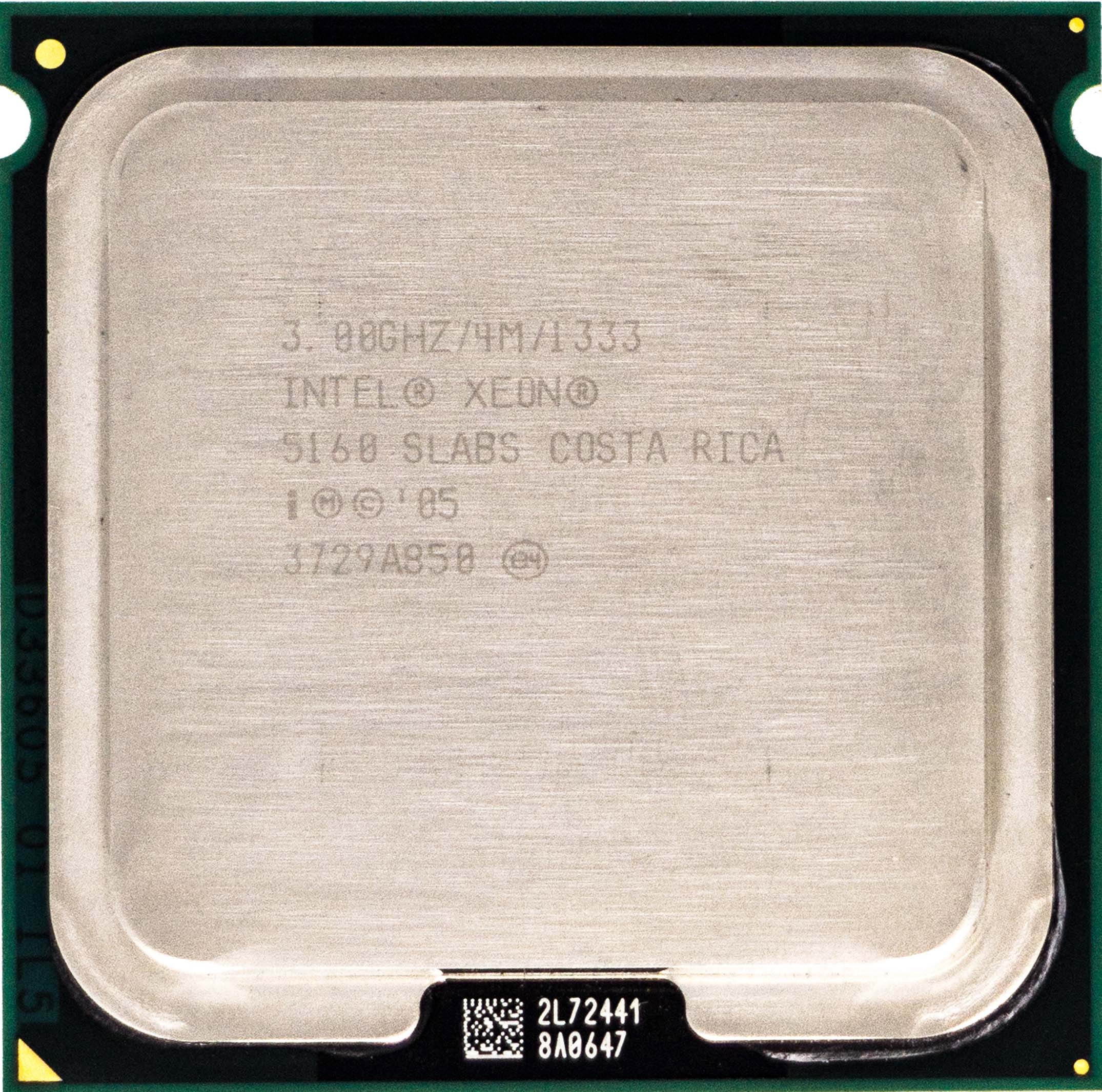 Intel Xeon 5160 (SLABS) 3.00Ghz Dual (2) Core LGA771 80W CPU