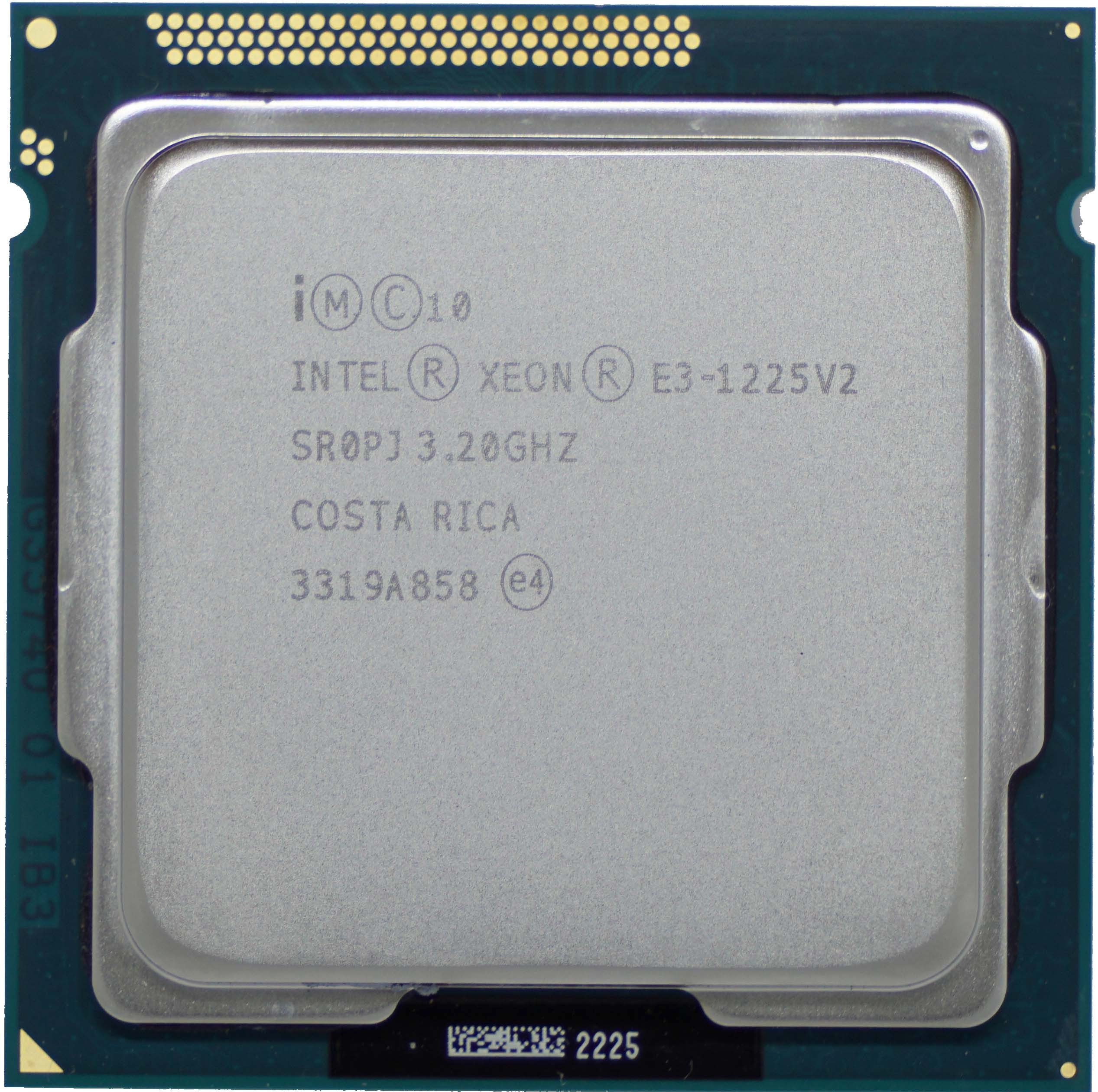 SR0PJ Intel Xeon E3-1225 V2 (SR0PJ) 3.20Ghz Quad (4) Core LGA1155 77W CPU