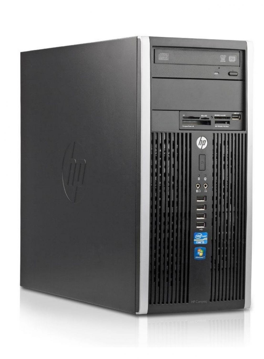 HP Compaq Pro 6200 Microtower MT Desktop PC Front Angle Left