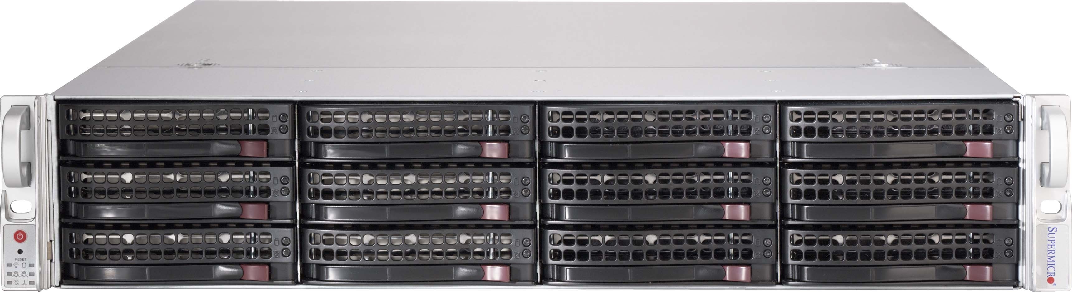 SuperMicro CSE-826 (X9DRi-LN4F+ Rev1.20) 12x LFF Hot-Swap SAS 2U Barebones Server