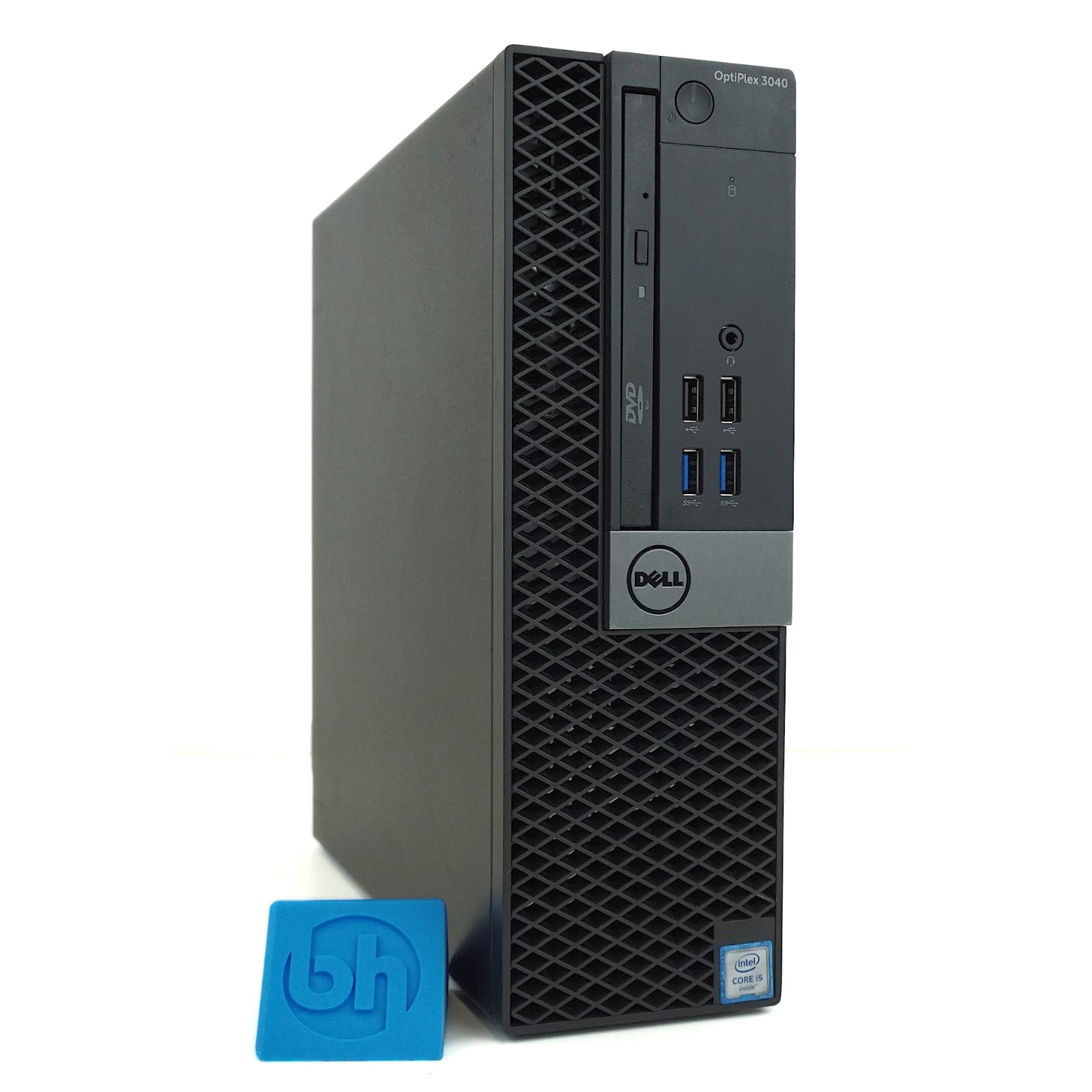 Refurbished Dell OptiPlex 3040 SFF Desktop PC Front Angle Left