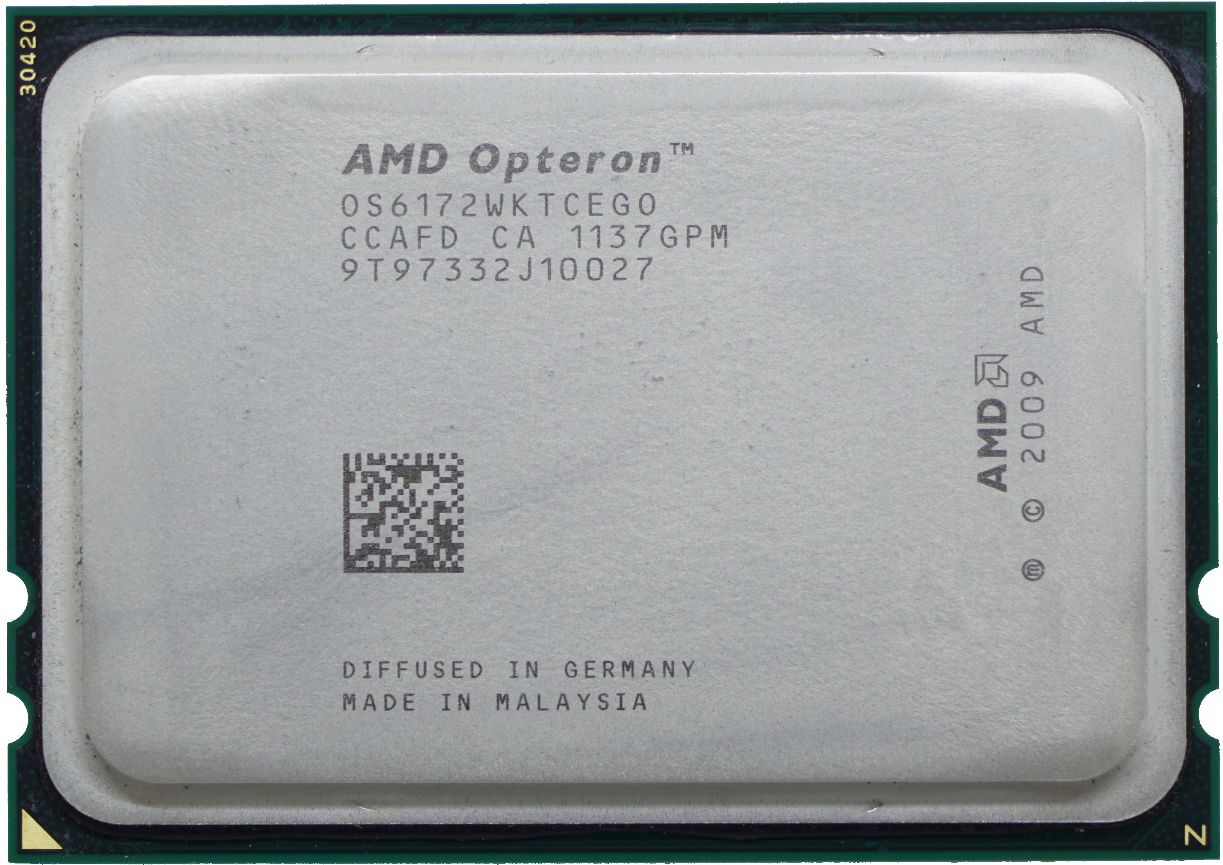 AMD Opteron 6172 (OS6172WKTCEGO) 2.10GHz Twelve (12) Core CPU