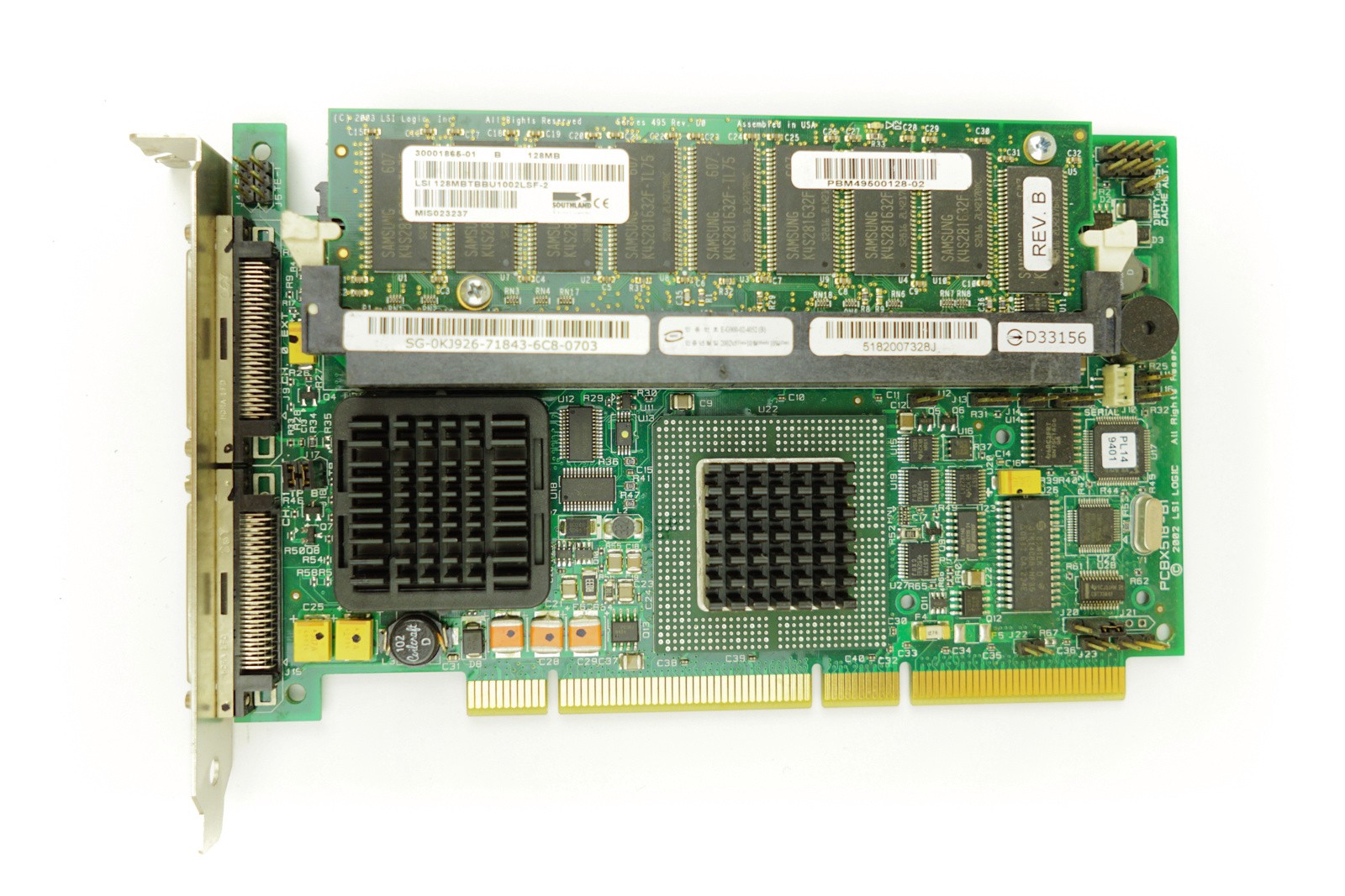 Dell PERC 4/DC 8G 128MB - FH PCI-X RAID Controller