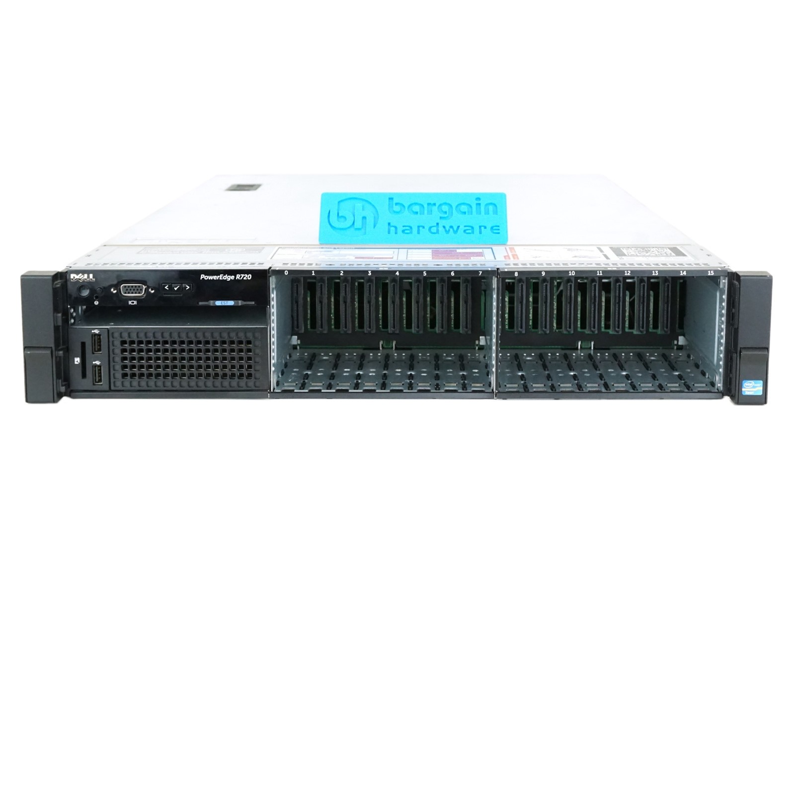 HJK12 Dell PowerEdge R720-XD 16x SFF Hot-Swap SAS & PSU 2U Barebones Server