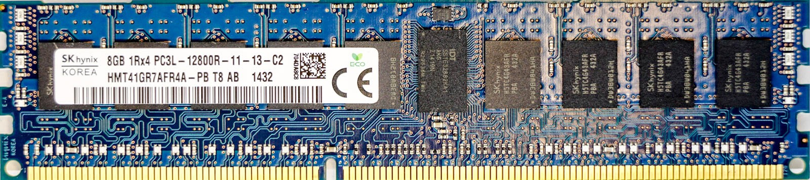 Hynix - 8GB PC3L-12800R (DDR3 Low-Power-1600Mhz, 1RX4)