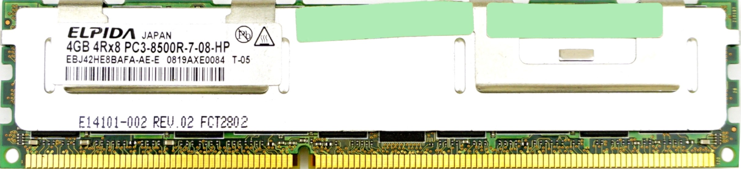 Unbranded - 4GB PC3-8500R (DDR3-1066Mhz, 4RX8)